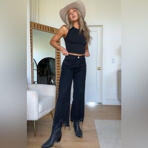 DL1961 Hepburn Wide Leg High Rise Jeans